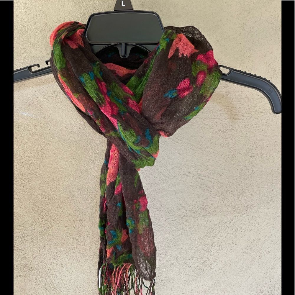 Colorful lightweight scarf